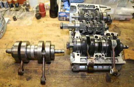 1973 Yamaha RD350 Crankshaft Replacement Image